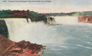 Canada General View of Niagara Falls from Steel Arch Brid Vintage Postcard 07.31