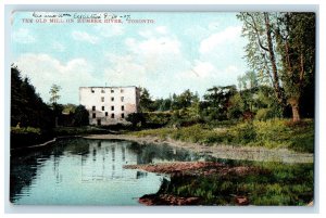 c1910 The Old Mill of Humber River, Toronto Canada Antique Postcard