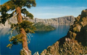United States Crater Lake Wizard Island 1958