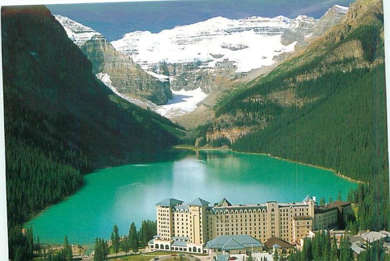 Old Vintage Postcards Mt Victoria Lake Louise Canada # 2040A