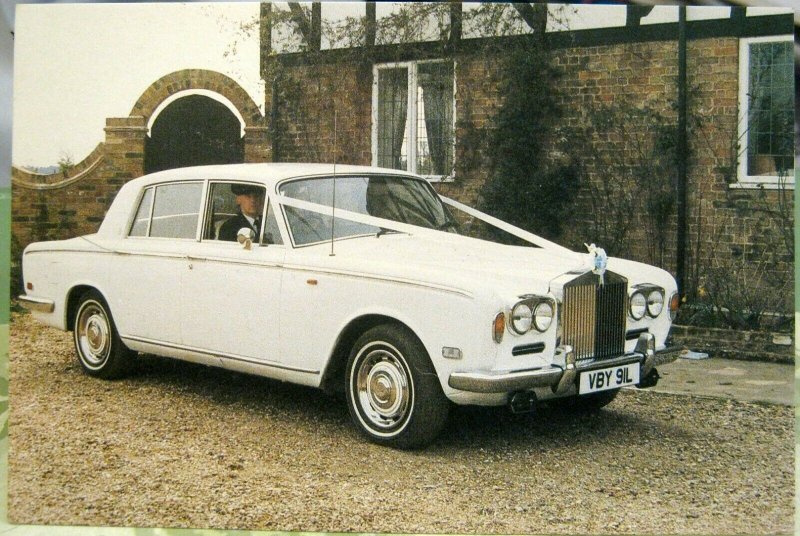 Postcard Transport Car Rolls Royce Silver Shadow 1973 - unposted