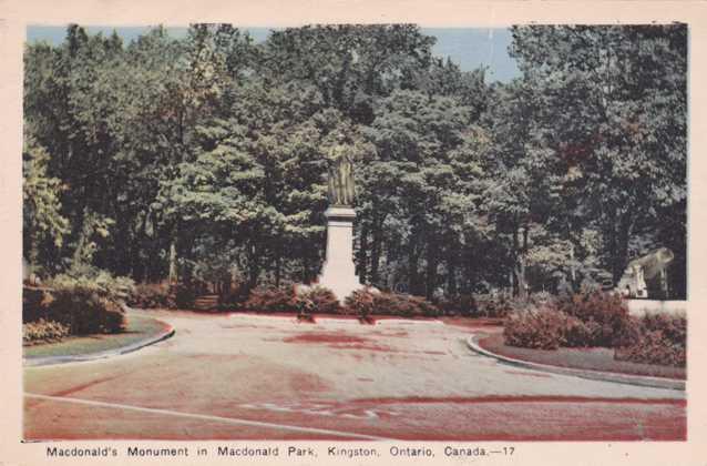 MacDonald's Monument in MacDonald Park - Kingston, Ontario, Canada