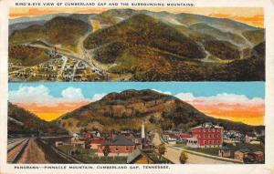 Cumberland Gap Tennessee Birdseye View Multiview Antique Postcard K12447