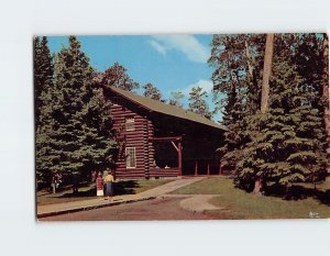 Postcard Douglas Lodge, Itasca State Park, Laporte, Minnesota