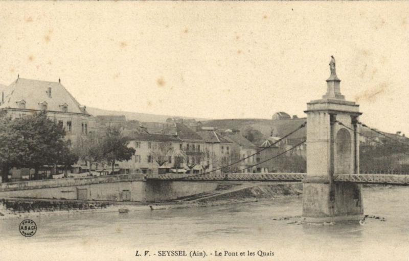 CPA Ain - Seyséel - Le Pont elt les Quais (89097)