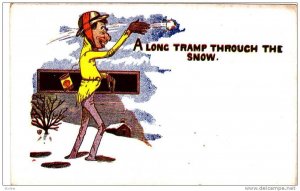 Hobo Humor ; A long Tramp through the Snow , 00-10s