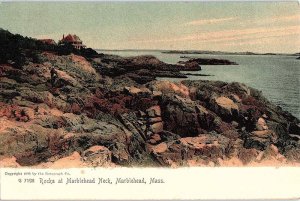 Postcard PANORAMIC SCENE Marblehead Massachusetts MA AJ3881