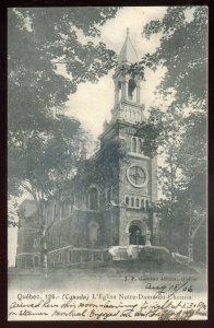 h2346 - QUEBEC CITY Postcard 1906 Notre Dame du Chemin Church by Garneau