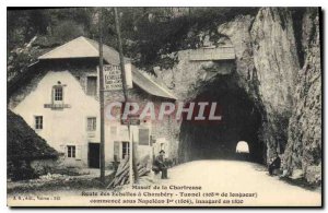 Old Postcard Chartreuse Route Ladders in Chambery Tunnel
