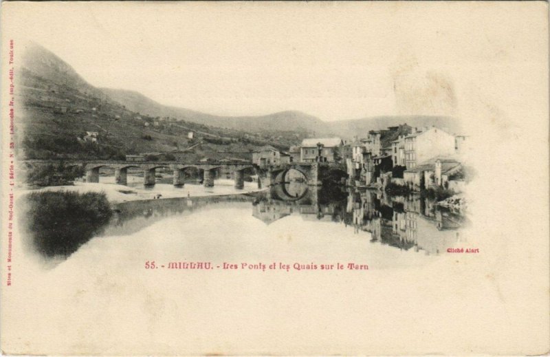 CPA MILLAU - Les ponts et les quais sur le tarn (148086)