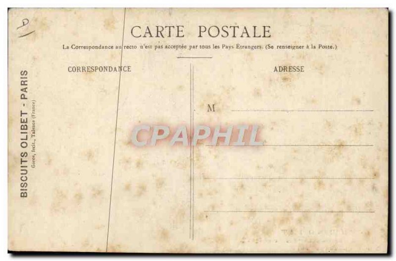 Old Postcard Biscuits Olivet Paris machines cut out them Butter Extra Small