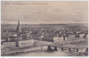 Panorama Della Citta Visto Dal Monte Cappuccini, Torino (Piedmont), Italy, 19...