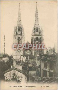 Old Postcard Bayonne La Cathedrale