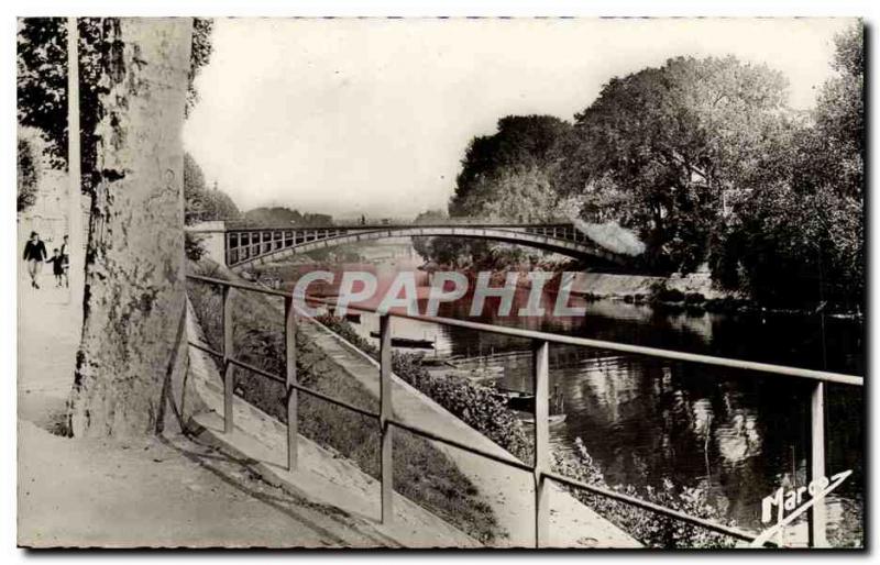 Postcard Old Bridge Clichy and Dr. wharf Delvaux