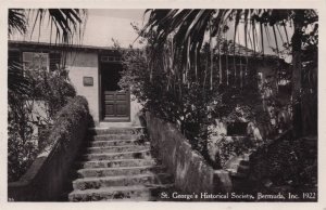 Bermuda St Georges Historical Society Old South America RPC Postcard