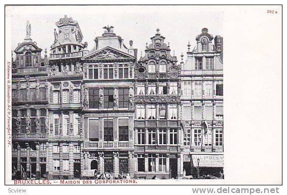 Maison Des Corporations, Bruxelles, Belgium, 1900-1910s