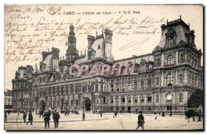 Paris Postcard Old City Hall