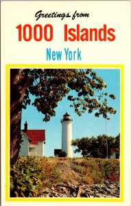 New York Greetings From 1000 Islands Cape Vincent Tibbets Point Lighthouse