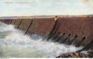 ASSOUAN, Egypt, 1900-1910s; Nile Barrage