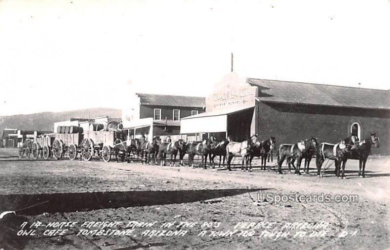 Horse Freight Train in the 80's - Pearce, Arizona AZ  