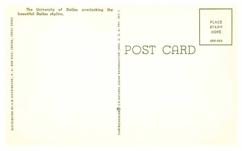 Postcard ANIMAL SCENE Dallas Texas TX AR0167