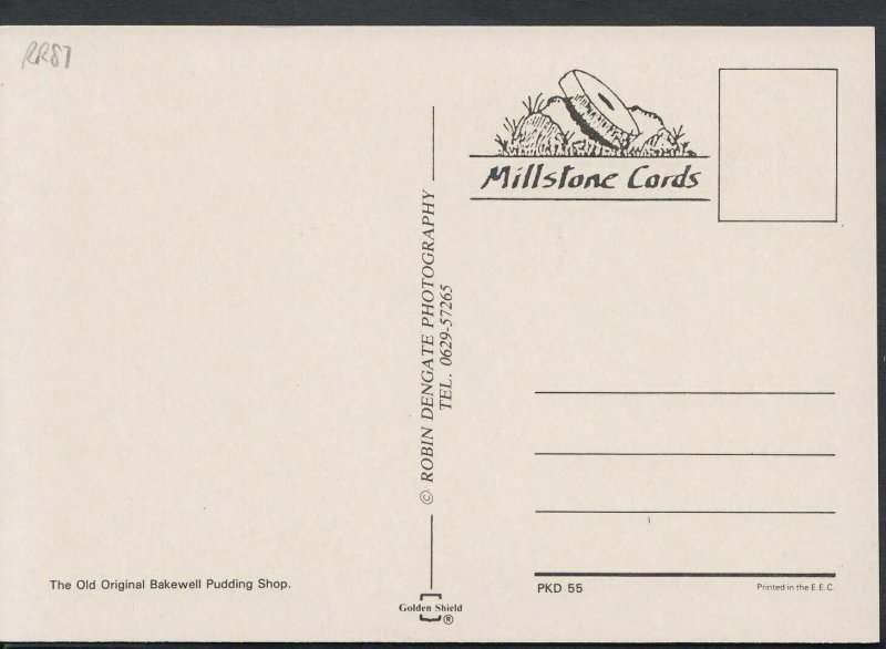 Derbyshire Postcard - The Old Original Bakewell Pudding Shop  RR87