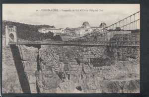 Algeria Postcard - Constantine-Passerelle De Sidi M'Cid Et L'Hopital Civil T9876