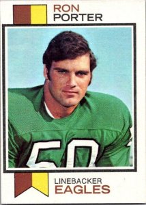 1973 Topps Football Card RonPorter Philadelphia Eagles sk2432