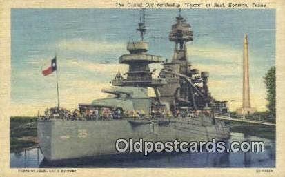 Texas, Veteran Of Two Wars, Houston, Texas, TX USA Military Battleship Unused 