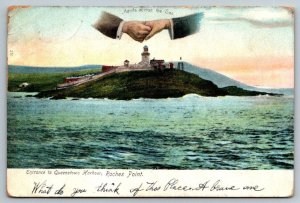 Georgina  Canada  Queenstown Harbor  Roches Point   Postcard
