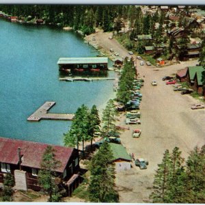 1956 Boulder, CO Grand Lake's Beach Yacht Club Boat Dock Crod Cars Cabin PC A223