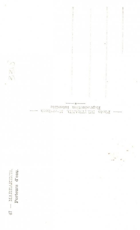 Morocco  Marrakech  Porteurs d'eau