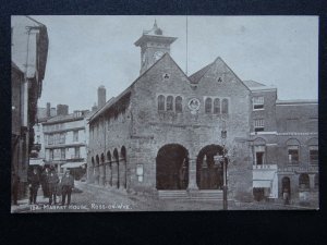 Herefordshire ROSS-ON-WYE Market House - Old Postcard by J. Salmon