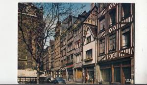 BF28736 rouen vieilles maisons vers l eglise st marble  france  front/back image