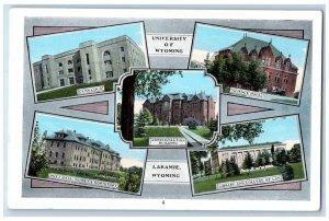 c1920's University of Wyoming Laramie Wyoming WY Multiview Unposted Postcard