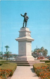 Vintage Postcard: Ponce de Leon Monument in St. Augustine