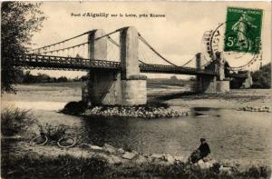 CPA Pont d'Aiguilly sur la Loire pres ROANNE (517161)