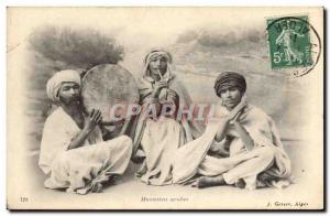 Old Postcard Folklore Arabic Musicians