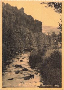 Heyd Belgium Hotel des Crêtes River Rocks Vintage Postcard Georges Cornet