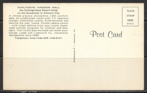 New Jersey, Atlantic City - Chalfonte-Haddon Hall Hotel - [NJ-175]