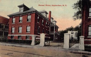 AMSTERDAM NY NEW YORK~NURSES HOME~1911 POSTCARD