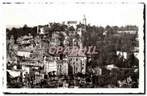 Old Postcard Rocamadour Panoramic view