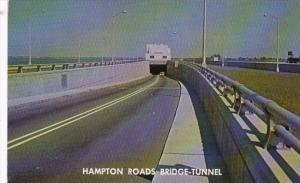 Virginia Hampton Roads Bridge-Tunnel Connecting Norfolk Newport News and Hampton