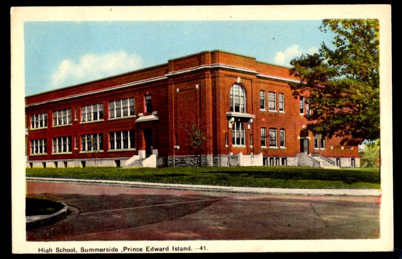 PEI Prince Edward Island SUMMERSIDE High School ~ WB PECO
