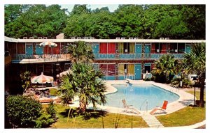 Postcard SWIMMING POOL SCENE Florence South Carolina SC AS3058