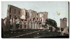 Old Postcard Environs d & # 39Arles Ruins of & # 39abbaye Montmajour