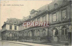 Old Postcard Caen Faculties Facade