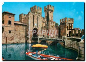 Modern Postcard Lago di Garda - Sirmione Le Chateau