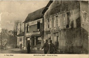 CPA MAILLY-le-CAMP Route du Camp (863170)