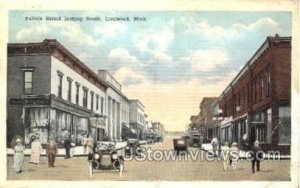 Suffolk Street looking South in Ironwood, Michigan